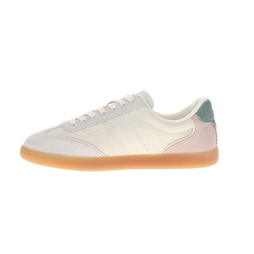 TOMS Womens Collins Lace Up Sneakers Shoes Casual - Off White3