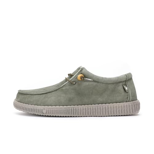 Mocasines de hombre Walk In Pitas con diseño Wallabi lavado 2