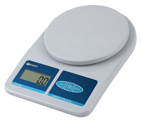 Báscula digital compacta de banco 4 lb/2 kg miniatura 1