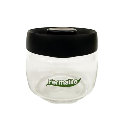 FERMALIFE Borosilicate Glass Vacuum Seal Pantry Jars