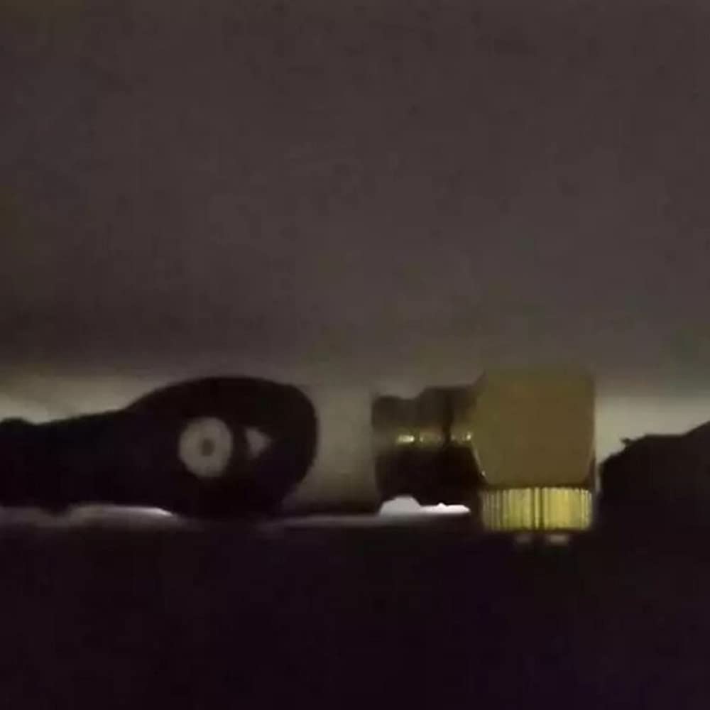 Cinch-Winkeladapter, 90° Buchse auf Stecker, vergoldeter Stecker für Wandfernseher als Platzsparer