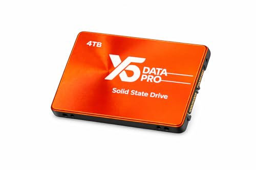 X5 Data Pro 4TB 2.5 SATA III SSD (NOT NVMe/M.2) Budget Internal Solid State Drive for Laptop & Desktop Basic Performance Storage