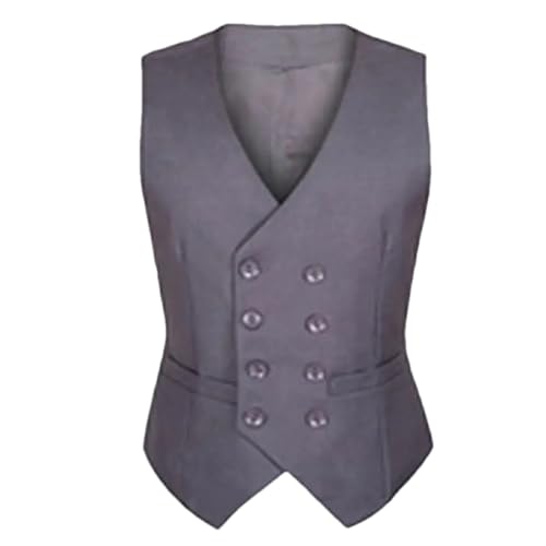 Men's Slim Casual Dress Vest With Lapel – Thin Suit Waistcoat For Groom & Wedding