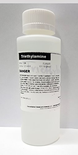 CCS LLC Triethylamine High Purity Solvent 120ml (4 fl oz) Poly Bottle