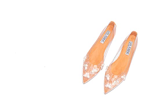 Cape Robbin Women's Flat Clear Mules Slip On Shoes