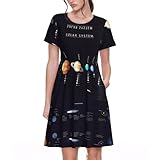 Robe trapèze : la jupe pour femme avec coupe trapèze classique épouse gracieusement le corps, offrant un look universellement flatteur. Combiné avec la taille flexible, il crée une apparence de montage sans effort. Il est disponible en 6 tailles de S à 3XL, convient à la plupart des femmes.