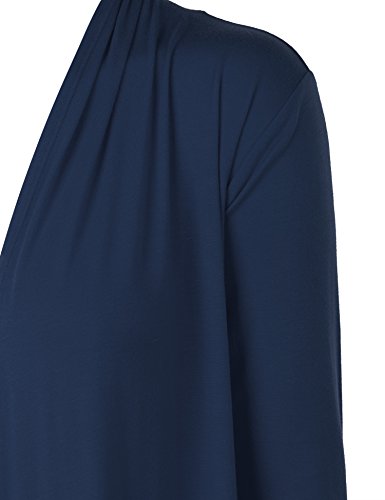 Image of Made By Johnny Women's Open Front Cardigan Lightweight Soft Drape Long Sleeve Cardigan for Work Travel Casual