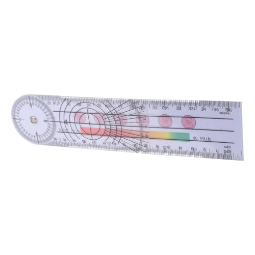 FUNOMOCYA Angle Ruler Tool Finger Goniometer Angle Finder Physical Goniometer Portable Goniometer Angle Degree Indicator Goniometer Body Measuring Architectural Ruler PVC