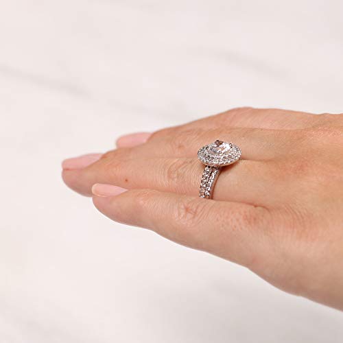 Manhattan Petite Wedding Band, Round Cut 0.30CTW, VVS1 Clarity, Colorless Moissanite Diamond, 925 Sterling Silver, Engagement Ring, Wedding Gift, Perfact for Gift Or As You Want4