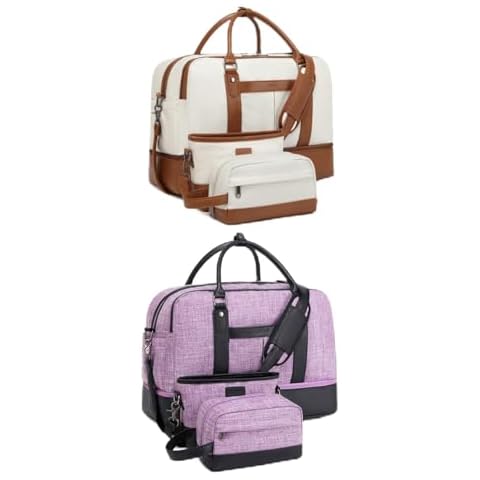 BOVIP Weekender Bags for Women Large Overnight Bags Duffle Bag Cover