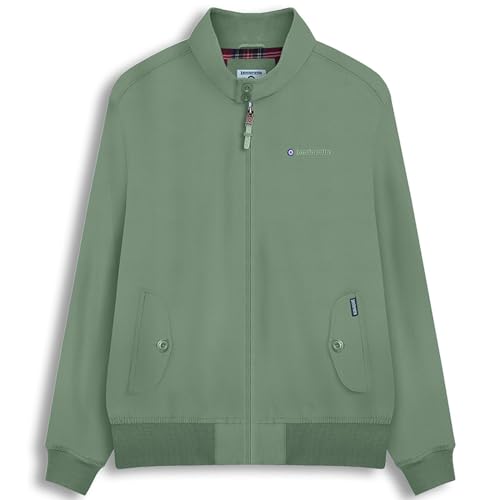 Veste imperméable Lambretta Harrington MOD pour homme en noir