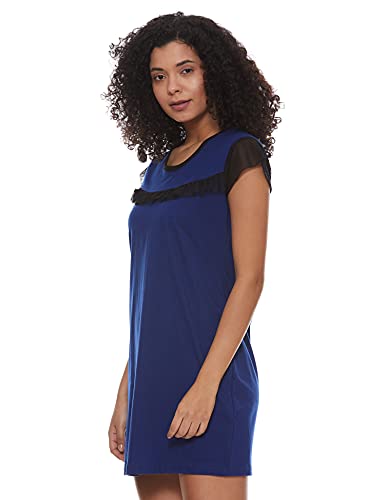 Image of Klamotten Women's Cotton Nightdress (S 08C Blue X-Large)