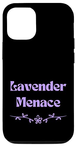 Coque pour iPhone 15 Pro Lavender Menace Lesbian Pride Féminisme LGBT LGBTQ