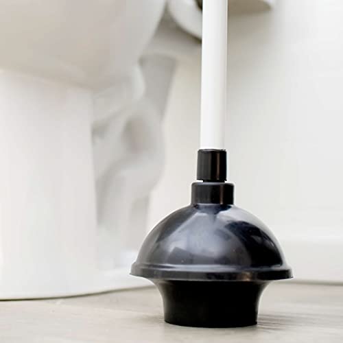 Image of LDR 512 3310A Toliet Handle Double Thrust Rubber Force Cup Removes Clogs for Bathrooms, Kitchens, Baths, Showers, Powerful Commercial and Residential, Plastic Flange Plunger (Pack of 12)