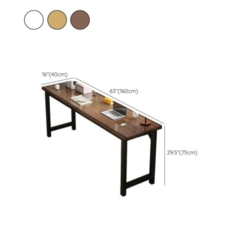 Scrivania quadrata per computer, lunga 40 cm, con mensola, per casa e ufficio, design extra lungo, perfetta per affittuari e piccoli spazi