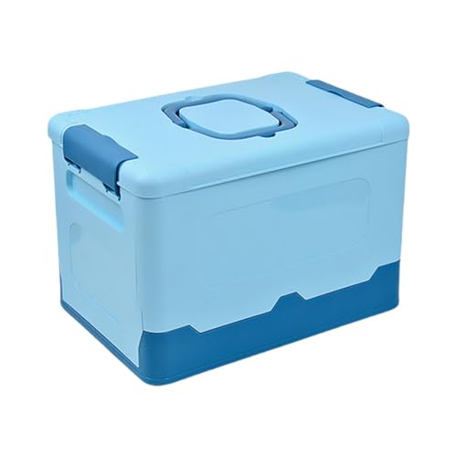 Caja de almacenamiento plegable – Contenedores de almacenamiento portátiles apilables | Cajas de almacenamiento plegables | Caja organizadora multifuncional de gran capacidad | Almacenamiento de ropa