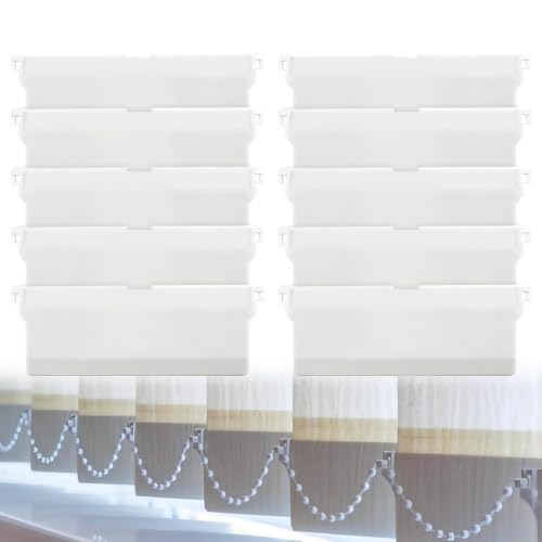 Poids Aveugles Verticaux, Poids de Store Lattes, Store Plaque de Base en Plastique, 127mm Poid pour Stores Verticaux Poid Inférieur pour Stores Plaque de...