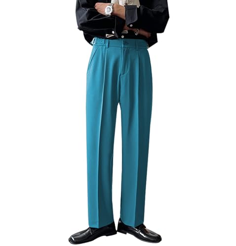 Men's Fit Dress Pants Slacks Work Business Casual Slim Fit Gurkha Pants2