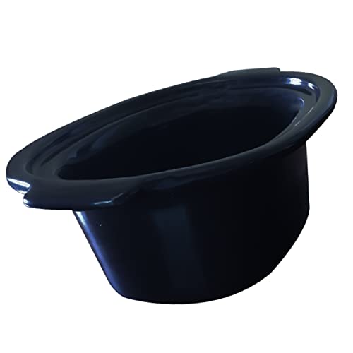 990903 ss-990903 6.5 Quart Aluminum Insert Pot With Stainless Steel Lid compatible with Slow Cookers SD700450, SD700550, Black