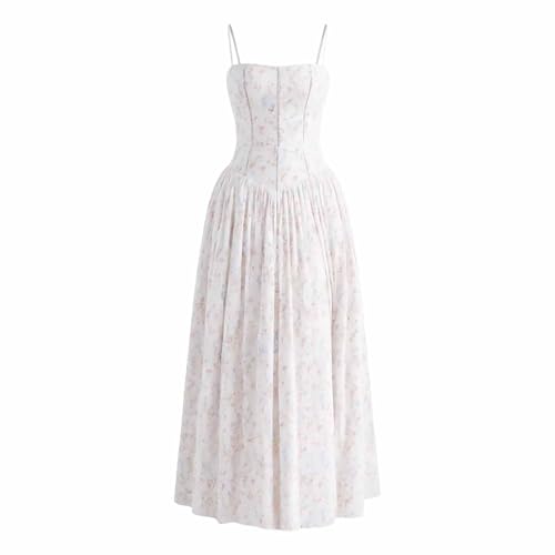 Robe d'été sans manches fleurie pour vacances au soleil