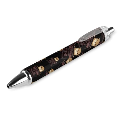 Lrtyuasq Always Be A Otter Druckkugelschreiber, 0,5 mm Roller, schwarze Tinte für Männer und Frauen, Tagebuchstifte Lrtyuasq Always Be A Otter Druckkugelschreiber, 0,5 mm Roller, schwarze Tinte für Männer und Frauen, Tagebuchstifte