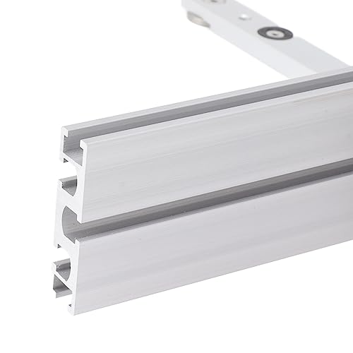 Transportador de ángulos y regla de medición de aleación de aluminio miniatura 7