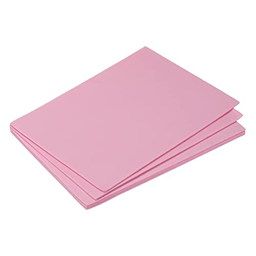 MECCANIXITY EVA Foam Sheets Pink 7.6 Inch x 5.9 Inch 2mm Thickness for Crafts DIY Pack of 5