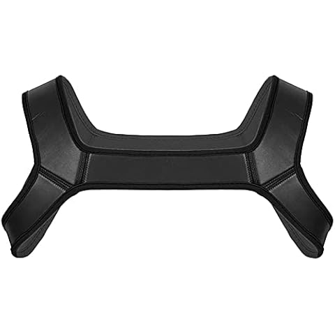 ZUYPSK Men's Body Chest Harness Wetlook Neoprene Chest Harness Vest Tops Shirts Men Clubwear Vest, black, L Cover