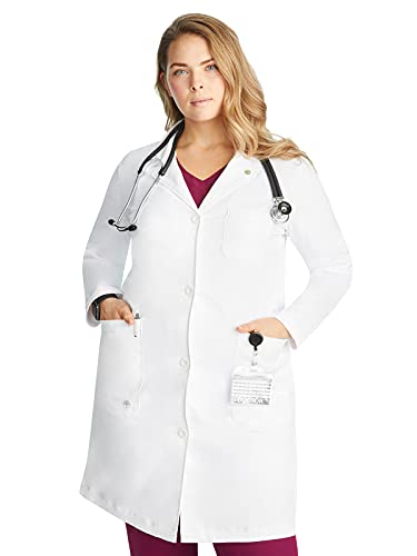 Reviews y listado de Sanitario completo Top diez. 29 Healing Hands Abrigo de Laboratorio Blanco de 6 Bolsillos de Longitud Completa Manos curativas para Mujer 5161 Faye Lab Coat The White Coat Colección Minimalista, Blanco, Small...
