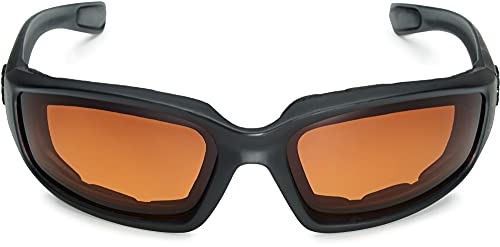 Choppers Padded Sport Sunglasses - Black, Mirrored Lens, Wayfarer Style, Full Frame, Adult Men's Sunglasses4