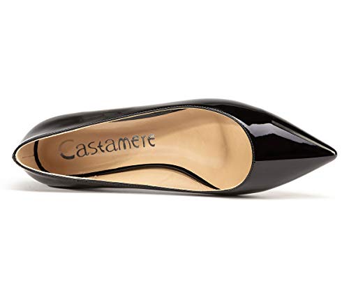 Castamere Women's Comfortable Ballet Slip-on Flats Pointed Toe Elegant Pumps with Low Heels3