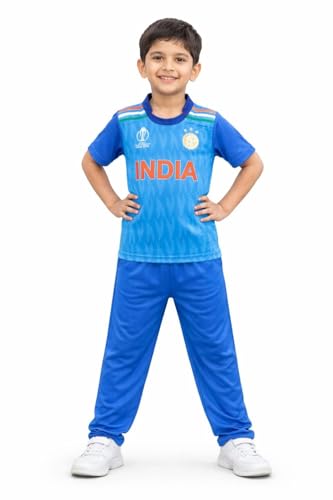 Image of Army Costume for Kids | Military Soldier Fancy Dress Outfit (Blue, 5-6 Years)