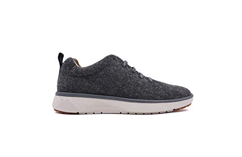 Pendleton Wool Women's Lace-Up Water-Resistant Wool Sneaker Gray Heather, 9