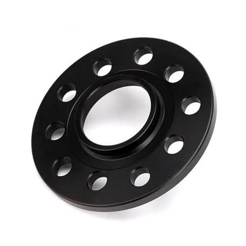 Goujons Roue Pour Fiat Pour 500X 2 Entretoises Roue 3/5/8/12/15/20 mm Entraxe 5x110 Alésage Central 65,1 Élargisseur Voie Élargi(5mm Black)