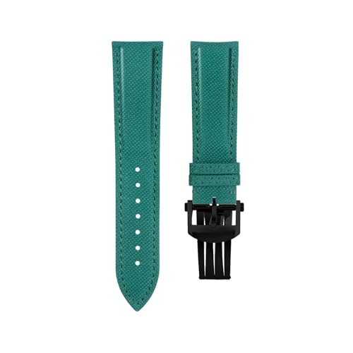Bracelet de montre pour Breitling Blackbird nylon tressé et cuir