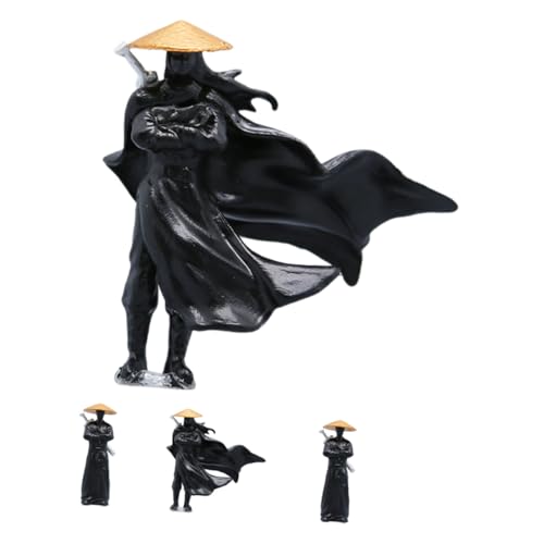 Micro Paysage Figurines de Guerriers Anciens Chinois pour Déco Terrarium Plastique