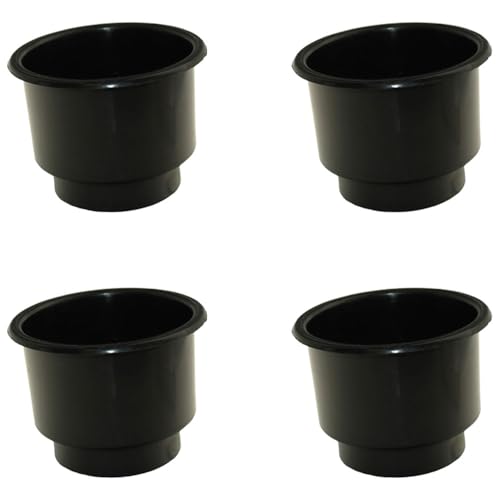 Portavasos plástico negro jumbo universal 4 unidades miniatura 4