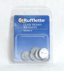 Rufflette Curtain Weights – Penny-Size Lead