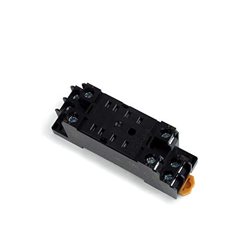 OMRON PYFZ-08-E 10 AMPS, 2 Poles, DIN Rail Mount, Finger Protection, for My(S) Series Power RELAYS, Screw TERMINALS, Socket