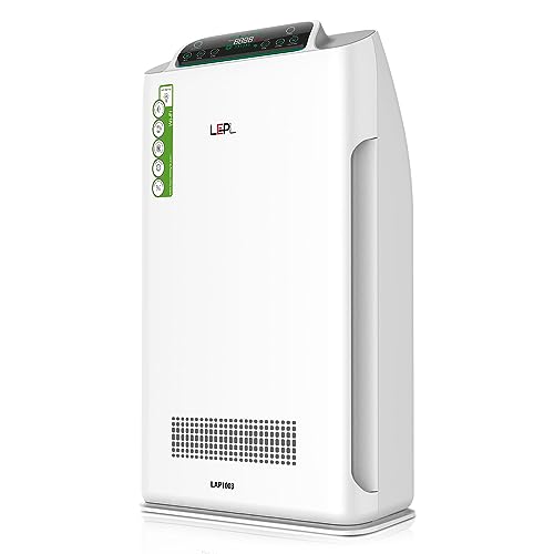 Image of Ignite LAP1003 Air Purifier for Home with 7 Filter (PreFilter+UV+Anion+Formaldehyde+Antibacterial+Hepa+Cold Catalyst) removes 99.99% Pollutants,LED,WIFI,Cover upto 410sq.ft. with 1 Year Warranty