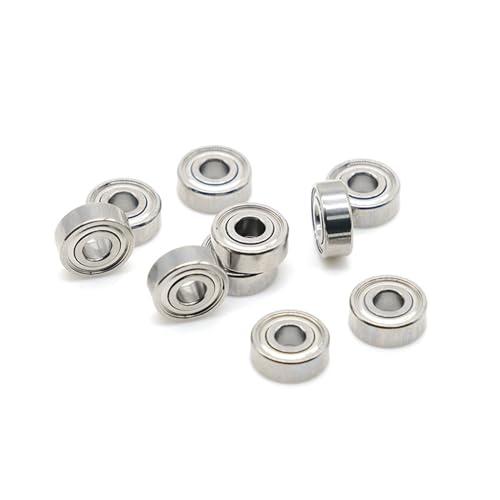 Rodamientos de bolas MR83zz ABEC-7 de acero y dimensiones 3x8x3 mm para aplicaciones miniatura 3