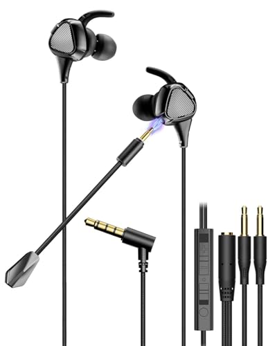 【2026新登場】ゲーミングイヤホン TTQT 有線 イヤホン 電話機用ヘッドセット デュアルマイク搭載 ゲーミングいやほん ヘッドセット マイクミュート機能付き 3Dサラウンド 簡単操作 軽量設計 人気モデル PS4・PS5・Switch・Xbox One・PC・スマートフォン・タブレット・ノートパソコン対応 リモートワークやオンライン会議、エンターテインメント、ゲームに最適 （ブラック）