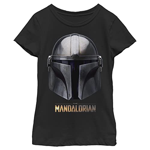 The Mandalorian Girl's Star Wars Iconic Helmet T-Shirt