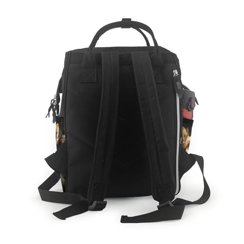 Sac à dos à langer grande capacité imperméable motif Corgi - 3