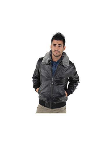 Schott NYC Lc930d Giacca, Nero (Black), (Taglia Produttore: Small) Uomo