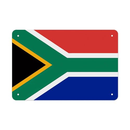 AOPYTRBD South Africa Flag Wall Art，Fashionable And Beautiful，Lron Painting Easy Installation，Wall Decor for Home, Office, Business, Garage– Indoor/Outdoor.