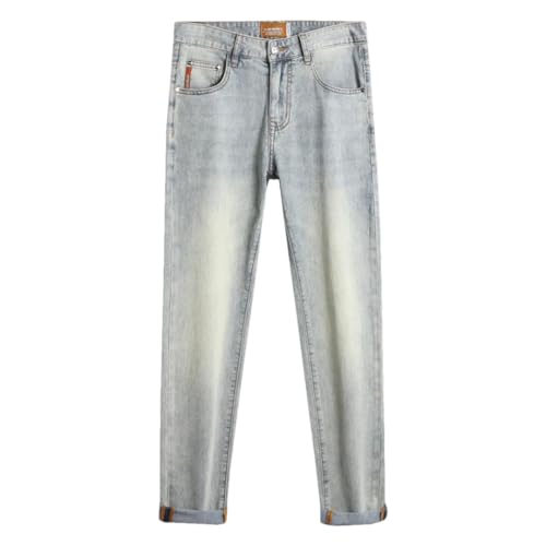 Men's Retro Fashion Business Casual Slim Straight Jeans