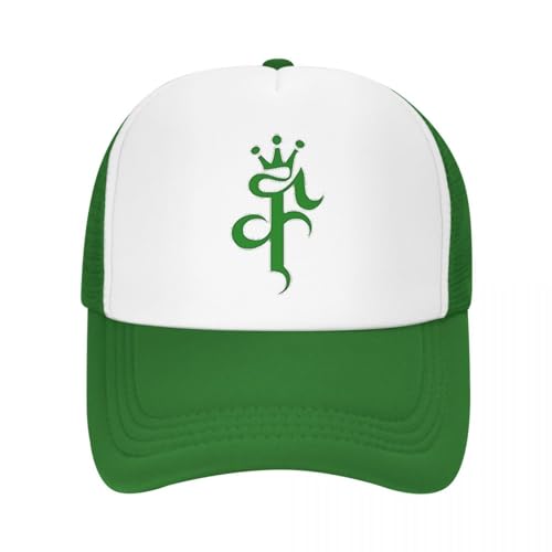 HIFFEY Baseballkappen Unisex Grove Street Familien Logo Trucker Mützen Sport Mesh Baseballkappen Snapback Caps GTA Mützen Atmungsaktiv Weihnachten Geschenk