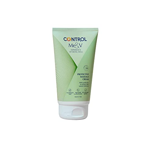 Control - Me&V Masaje Cream, Crema Corporal Protectora y Nutritiva con un 95,5% de Ingredientes Naturales, 150 ml