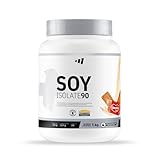 MASmusculo - SOY Isolate 90-1 Kg - Proteína Aislada de Soja - Bajo en Grasas y Azúcares - Con LACTOSA - Ayuda a Aumentar Masa Muscular - con Complejo de Enzimas Digestivas - Sabor Speculoos Lovers